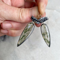 Moss Agate Earrings